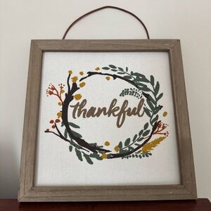 Target Thankful Wreath Wall Art